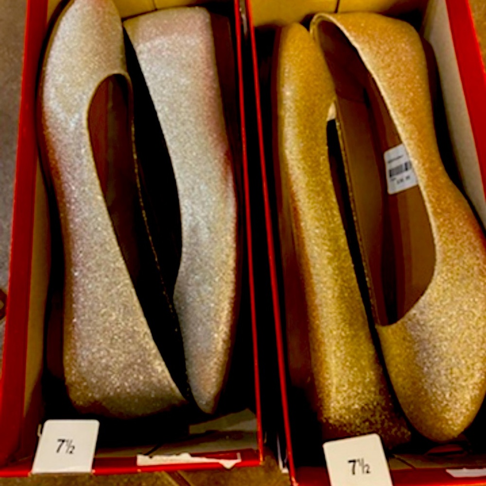 Glitter shoes